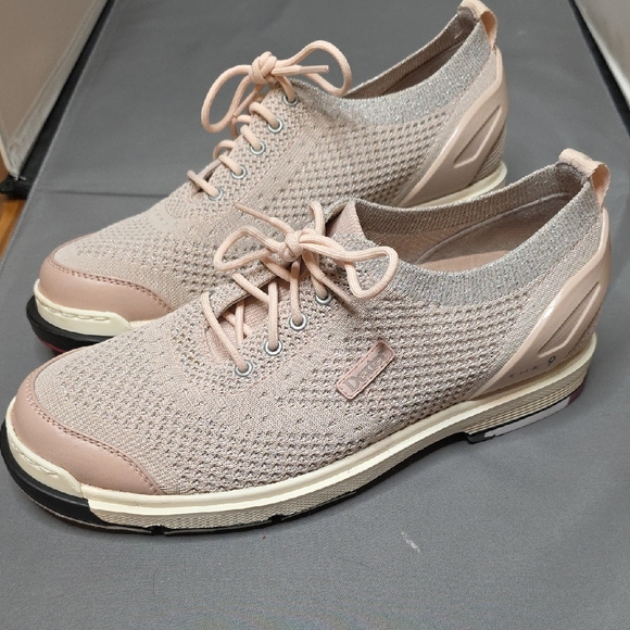 Dexter THE 9 ST Light Pink Knit Bowling Shoes SIZE 8.5 - Picture 1 of 9